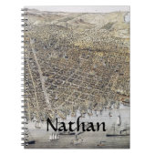 Ansicht von San Francisco, 1878 Notizblock (Vorderseite)