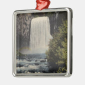 Ansicht von San Joaquin River u. Regenbogen-Fällen Silbernes Ornament (Links)