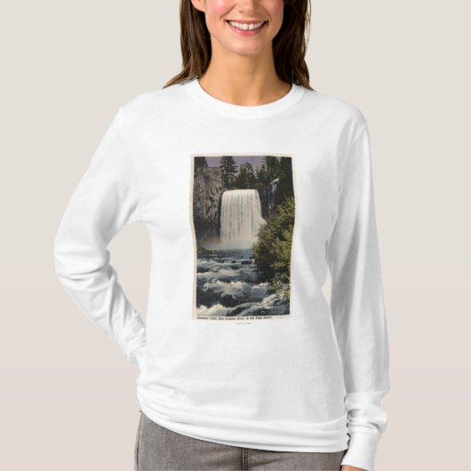 Ansicht von San Joaquin River u. Regenbogen-Fällen T-Shirt (Vorderseite)