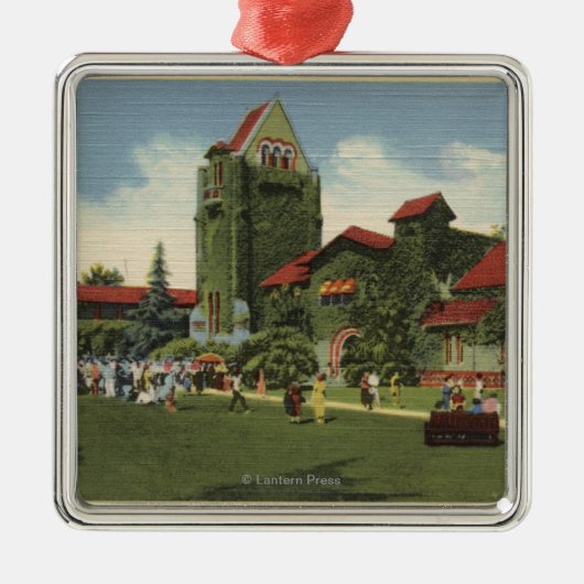 Ansicht von San- JoseStaats-Uni-Campus Ornament Aus Metall (Vorne)