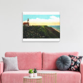 Ansicht von Sankaty Head Lighthouse Leinwanddruck (Insitu (Wohnzimmer))