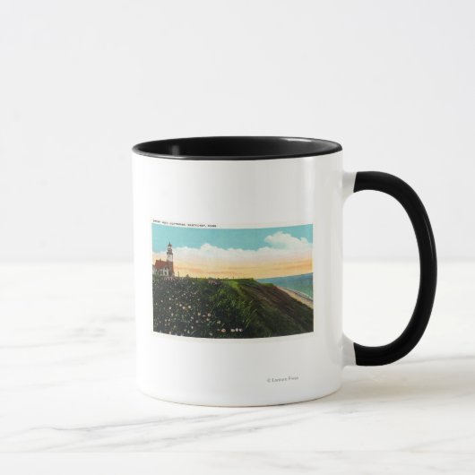 Ansicht von Sankaty Head Lighthouse Tasse (Rechts)