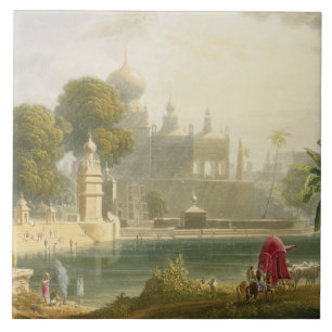 Ansicht von Sassoor im Deccan, von Volumen II von Fliese