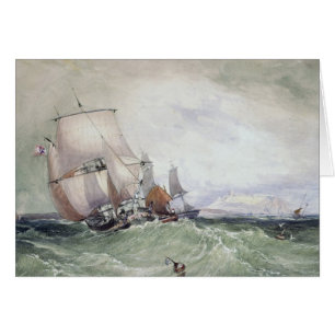 Ansicht von Scarborough, mit einem Bergmann-Brigg