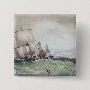 Ansicht von Scarborough, mit einem Bergmann-Brigg Button