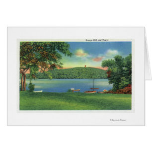 Ansicht von Scargo Hügel und Turm