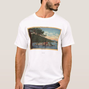 Ansicht von Schatz-Insel T-Shirt