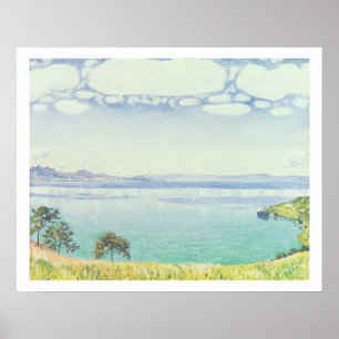 Ansicht von See Leman von Chexbres, 1905 Poster