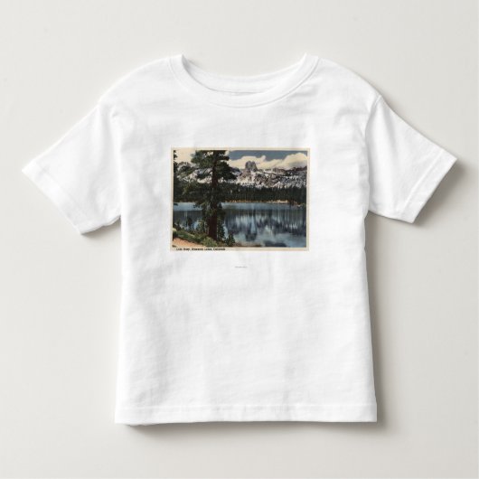 Ansicht von See Mary u. von hoher Sierra Mts. Kleinkind T-shirt (Vorderseite)