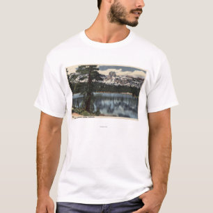 Ansicht von See Mary u. von hoher Sierra Mts. T-Shirt