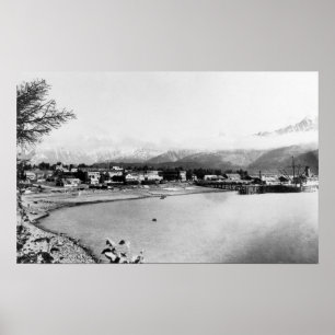 Ansicht von Seward, Alaska PhotographSeward, AK Poster