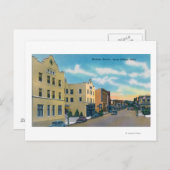 Ansicht von Sherman AvenueCoeur d'Alene, ID Postkarte (Vorne/Hinten)