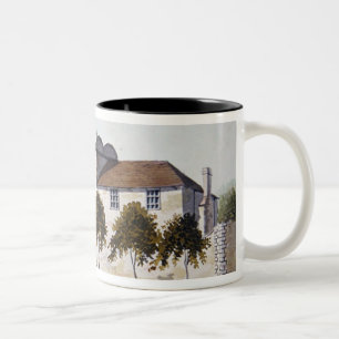 Ansicht von Sir Noel de Carons House, 1809 Zweifarbige Tasse
