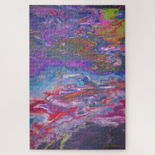 Ansicht von Space Paint Flow Art Puzzle