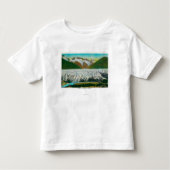 Ansicht von Spencer-Gletscher, nahe Seward, Alaska Kleinkind T-shirt (Vorderseite)