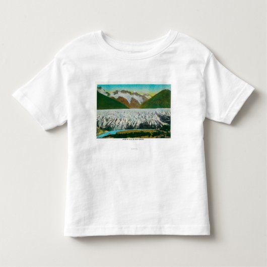 Ansicht von Spencer-Gletscher, nahe Seward, Alaska Kleinkind T-shirt (Vorderseite)