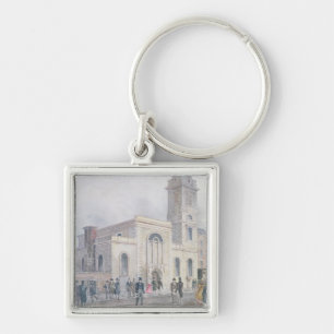 Ansicht von St Bartholomew Kirche Schlüsselanhänger