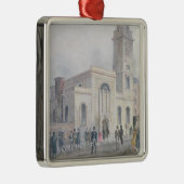 Ansicht von St Bartholomew Kirche Silbernes Ornament (Rechts)