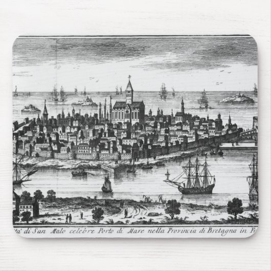 Ansicht von St. Malo Mousepad (Vorne)