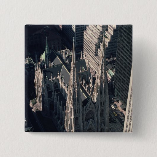 Ansicht von St Patrick Kathedrale Button (Vorderseite)