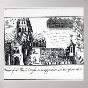Ansicht von St Paul Kreuz Poster