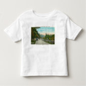 Ansicht von Staat Hwy in Richtung zu Warrensburg Kleinkind T-shirt (Vorderseite)