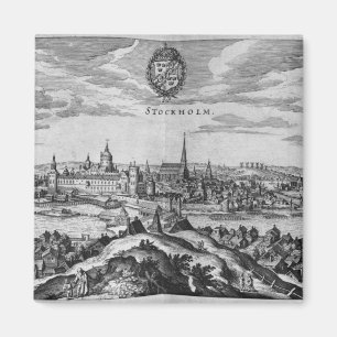 Ansicht von Stockholm Magnet