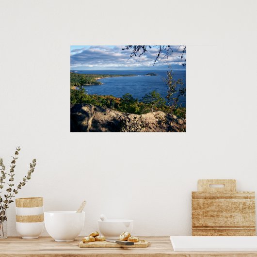 Ansicht von Sugarloaf Poster (Küche)