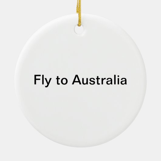 Ansicht von Sydney Keramik Ornament (Hinten)