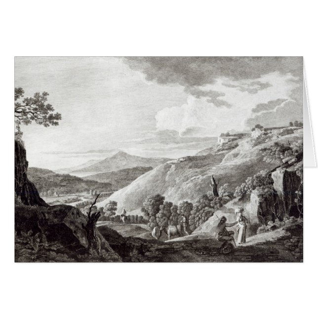Ansicht von Tarquinia und von Corneto (Vorderseite (Horizontal))