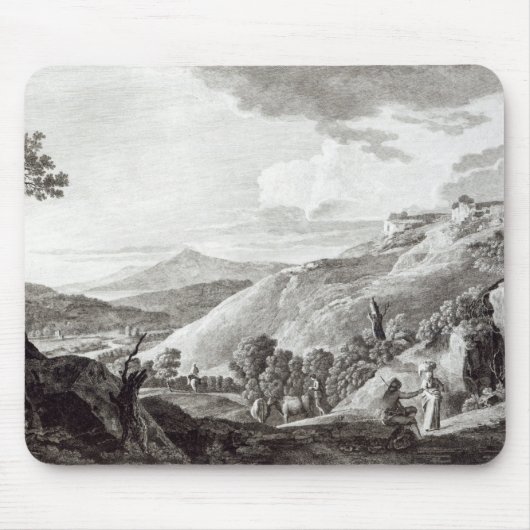 Ansicht von Tarquinia und von Corneto Mousepad (Vorne)