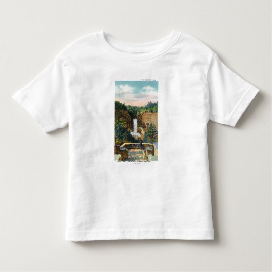 Ansicht von Taughannock fällt # 2 Kleinkind T-shirt (Vorderseite)