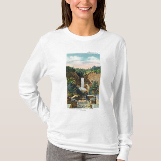 Ansicht von Taughannock fällt # 2 T-Shirt (Vorderseite)