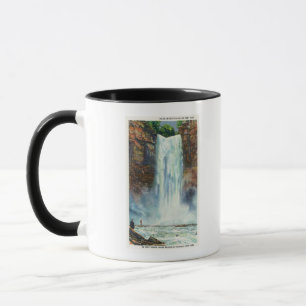 Ansicht von Taughannock fällt von der Unterseite Tasse