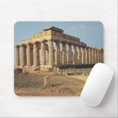 Ansicht von Tempel E, c.490-480 BC Mousepad (Mit Mouse)