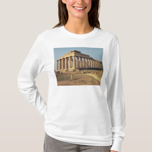 Ansicht von Tempel E, c.490-480 BC T-Shirt (Vorderseite)