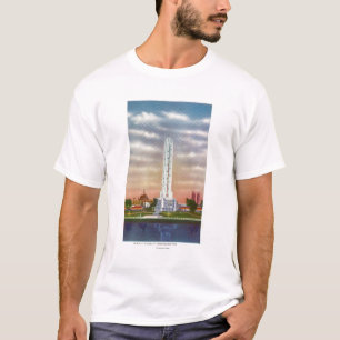 Ansicht von Texaco riesigem Thermometer T-Shirt