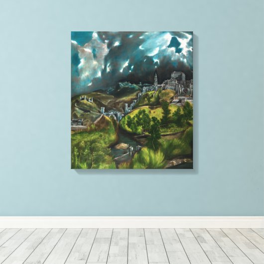 Ansicht von Toledo | El Greco | Leinwanddruck (Insitu (Holzboden))