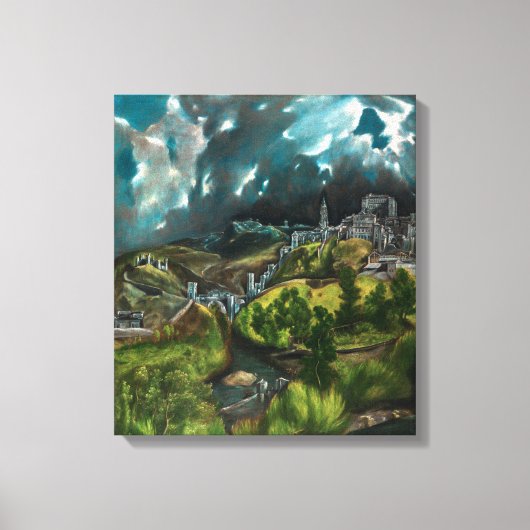 Ansicht von Toledo | El Greco | Leinwanddruck (Vorderseite)