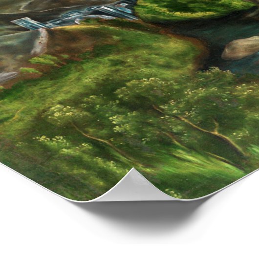 Ansicht von Toledo | El Greco | Poster (Ecke)