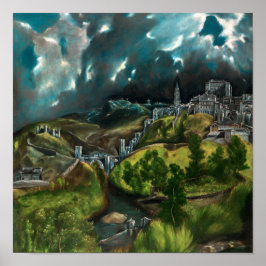 Ansicht von Toledo | El Greco | Poster