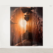 Ansicht von Trappist-1f Exoplanet Wandteppich (Vorderseite)