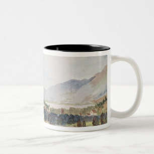 Ansicht von Trente, 1494 Zweifarbige Tasse