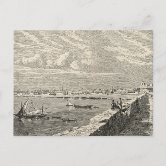Ansicht von Tripolis Postkarte (Vorderseite)
