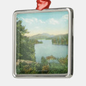 Ansicht von unterem Saranac See von der Ornament Aus Metall (Links)