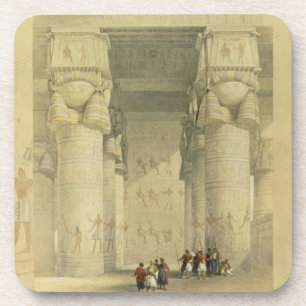 Ansicht von unterhalb des Portico des Tempels bei Untersetzer