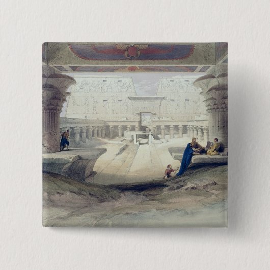 Ansicht von unterhalb des Portico des Tempels von Button (Vorderseite)