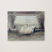 Ansicht von unterhalb des Portico des Tempels von Puzzle (Horizontal)