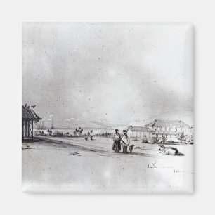 Ansicht von Valparaiso, 1834 Magnet