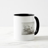 Ansicht von Valparaiso, 1834 Tasse (VorderseiteRechts)